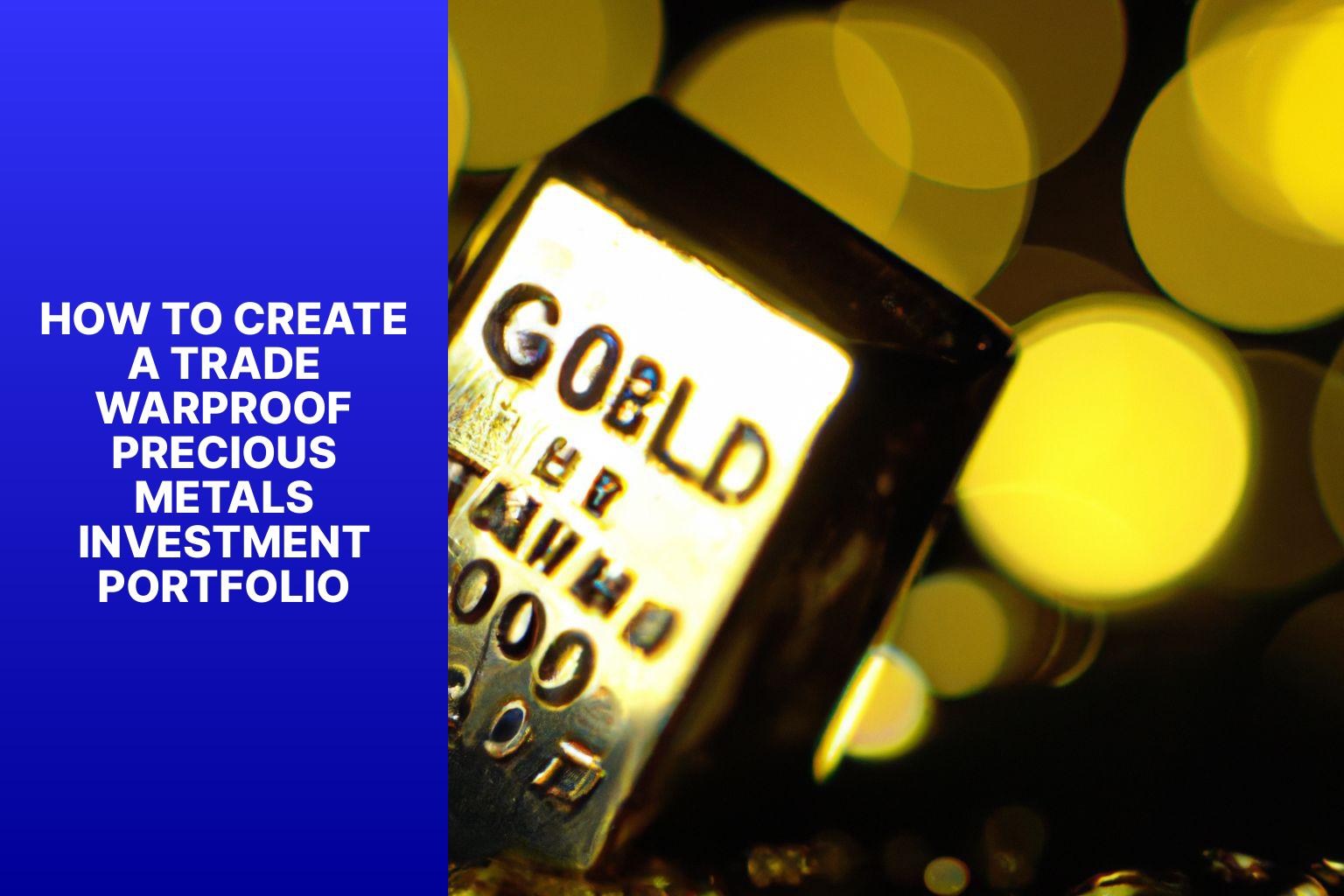 How to Create a Trade War-Proof Precious Metals Investment Portfolio - MFEA