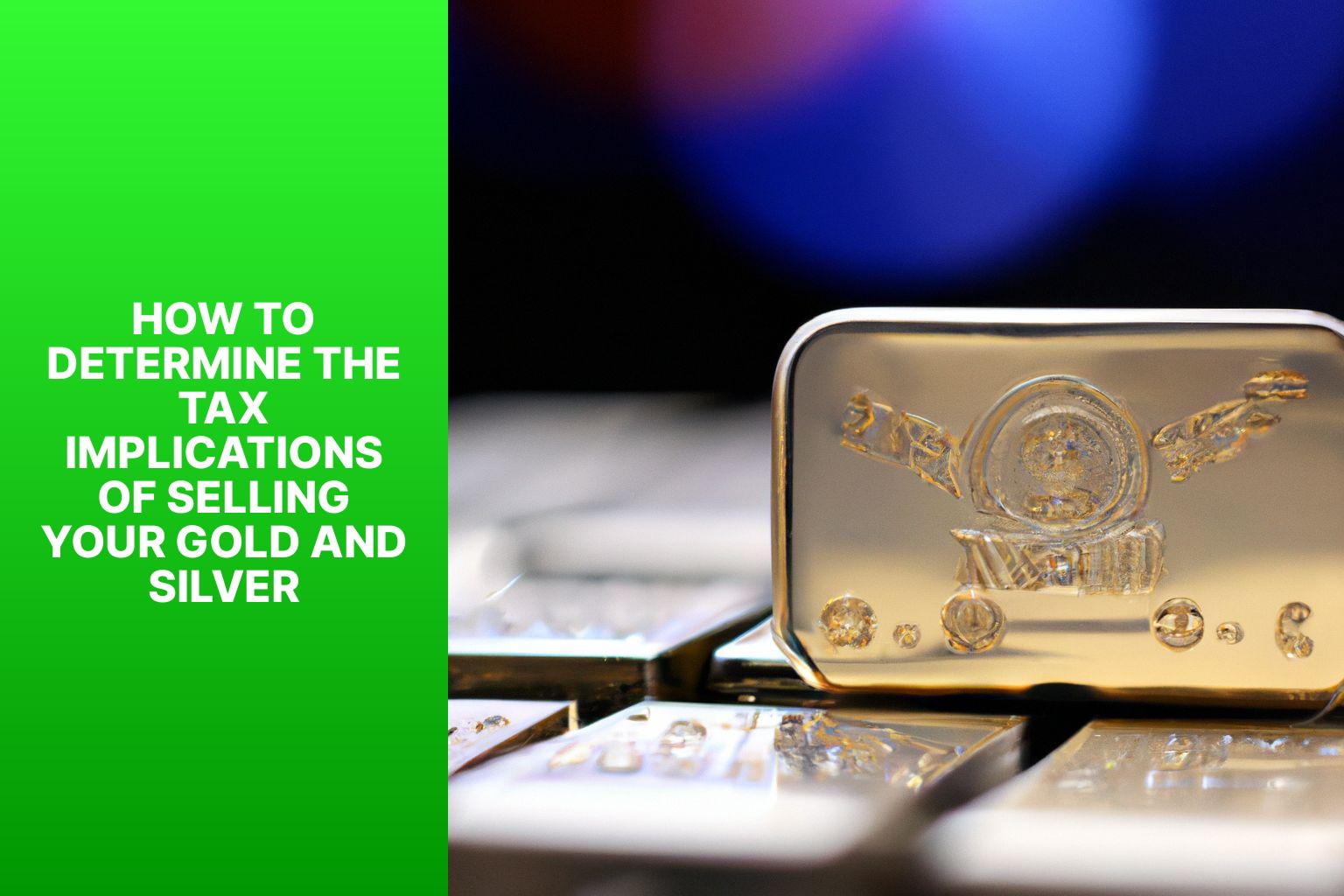 How to Determine the Tax Implications of Selling Your Gold and Silver ...