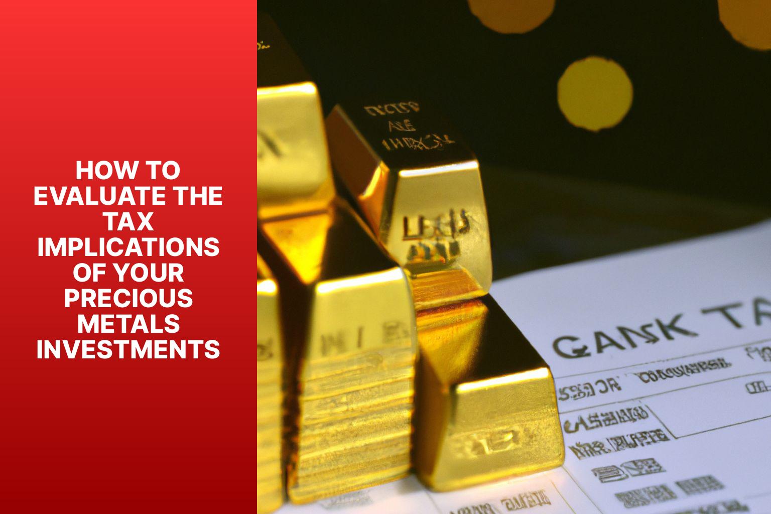 How to Evaluate the Tax Implications of Your Precious Metals ...