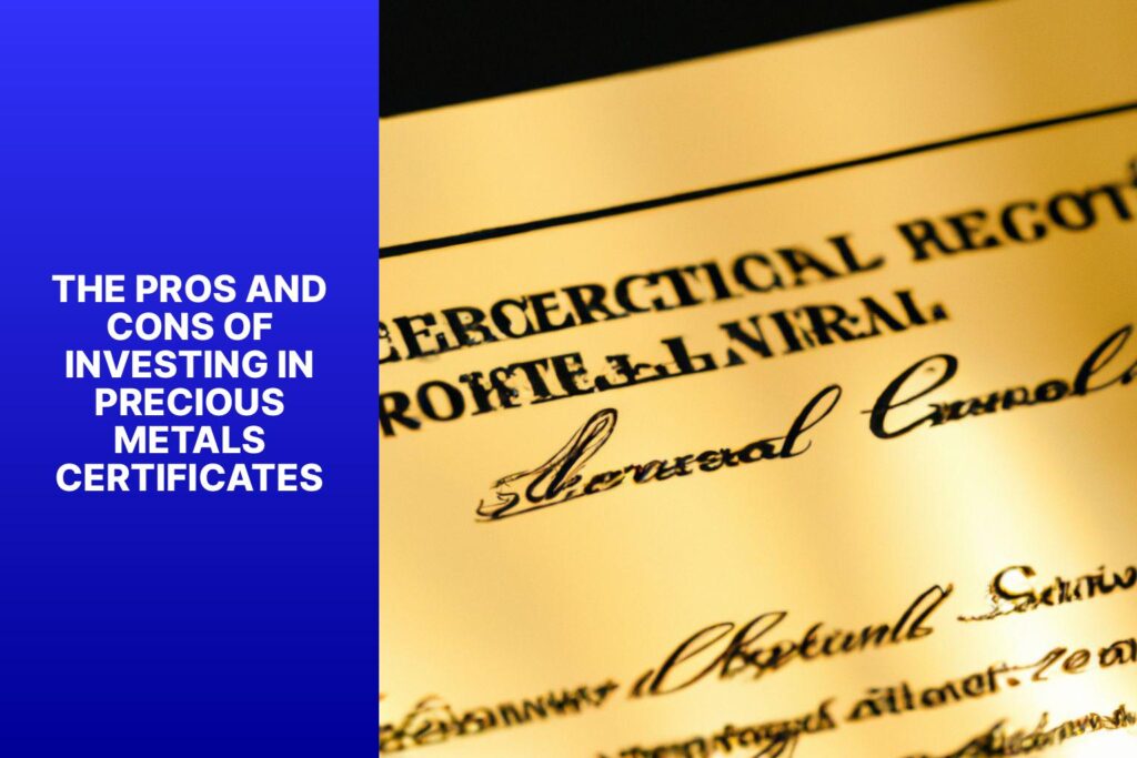 The Pros and Cons of Investing in Precious Metals Certificates - MFEA