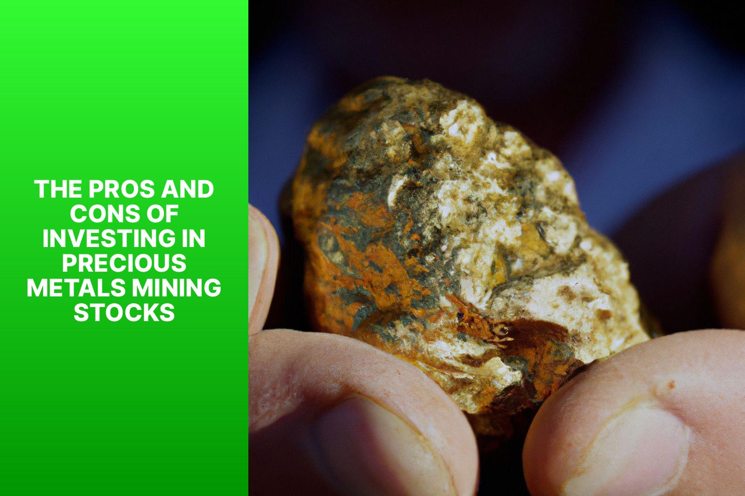 The Pros and Cons of Investing in Precious Metals Mining Stocks - MFEA